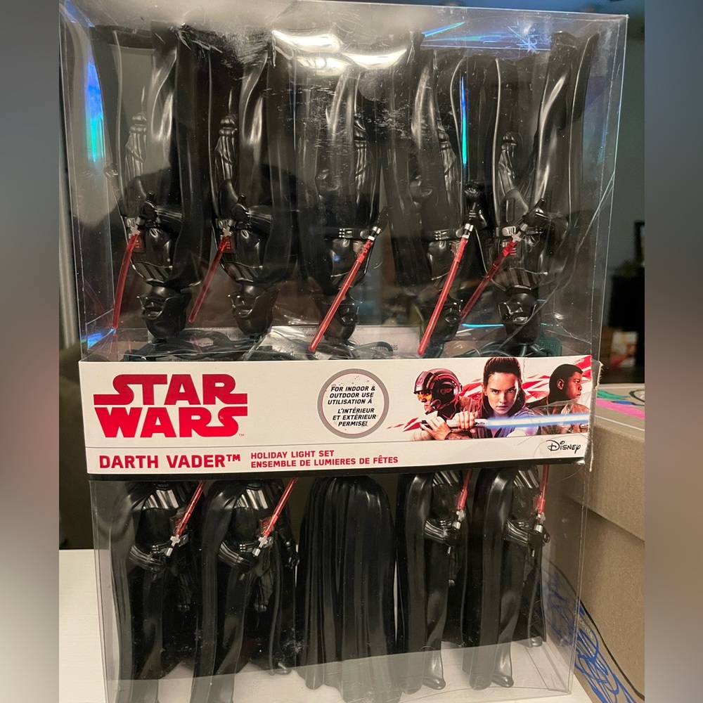 Darth Vader Star Wars Christmas tree string light set